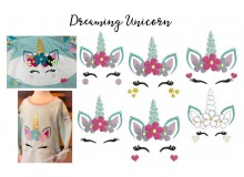 Stickserie - Einhorn Dreaming Unicorn